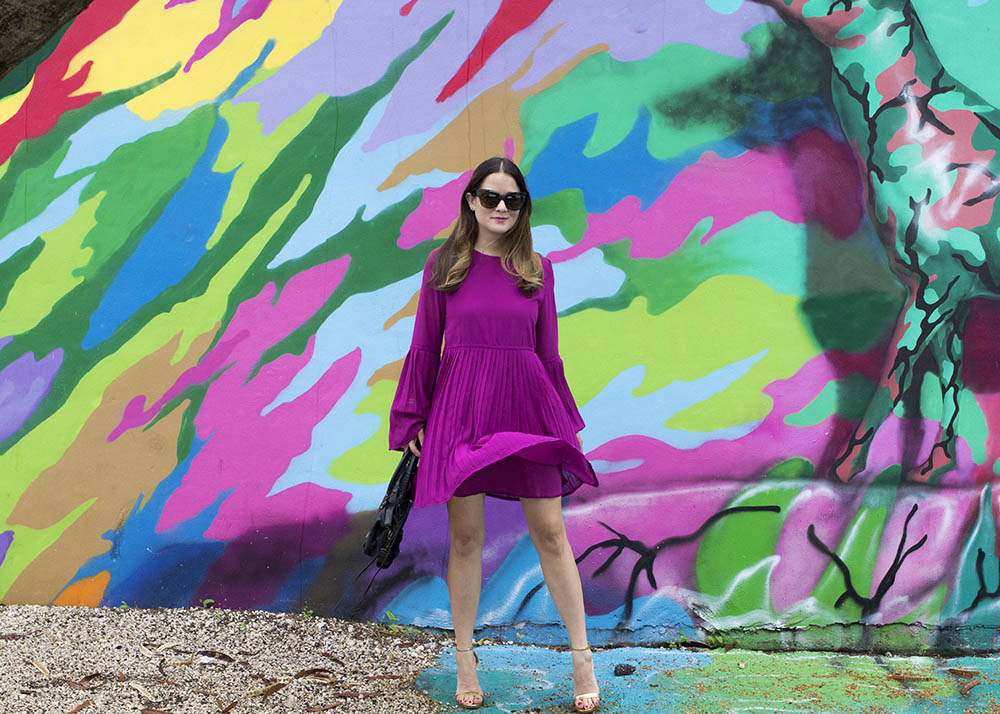 Purple Flowy Dress