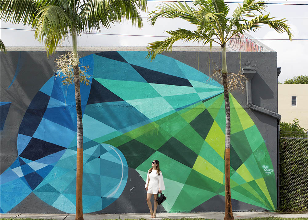 Green Blue Street Art Miami