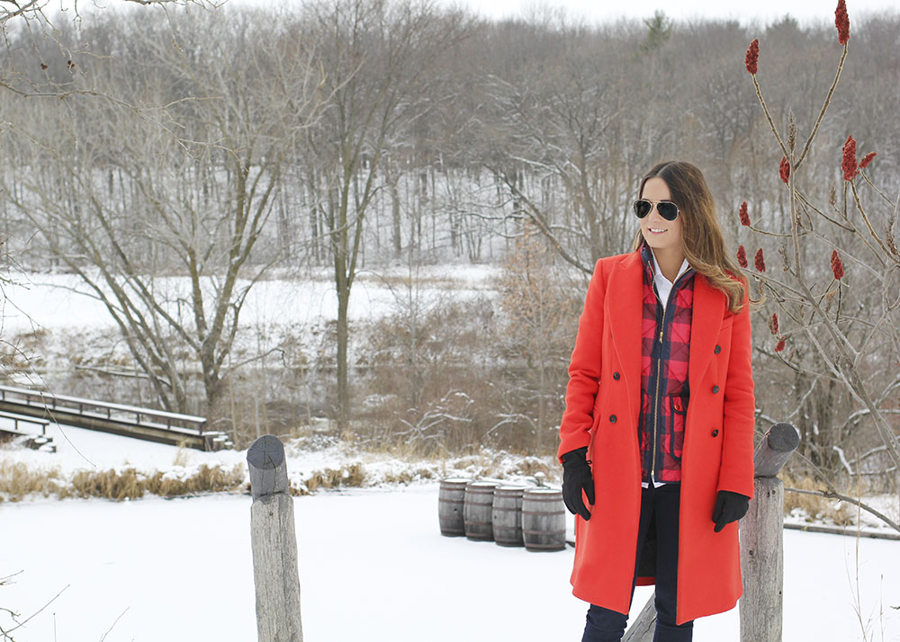 Red Wool Coat