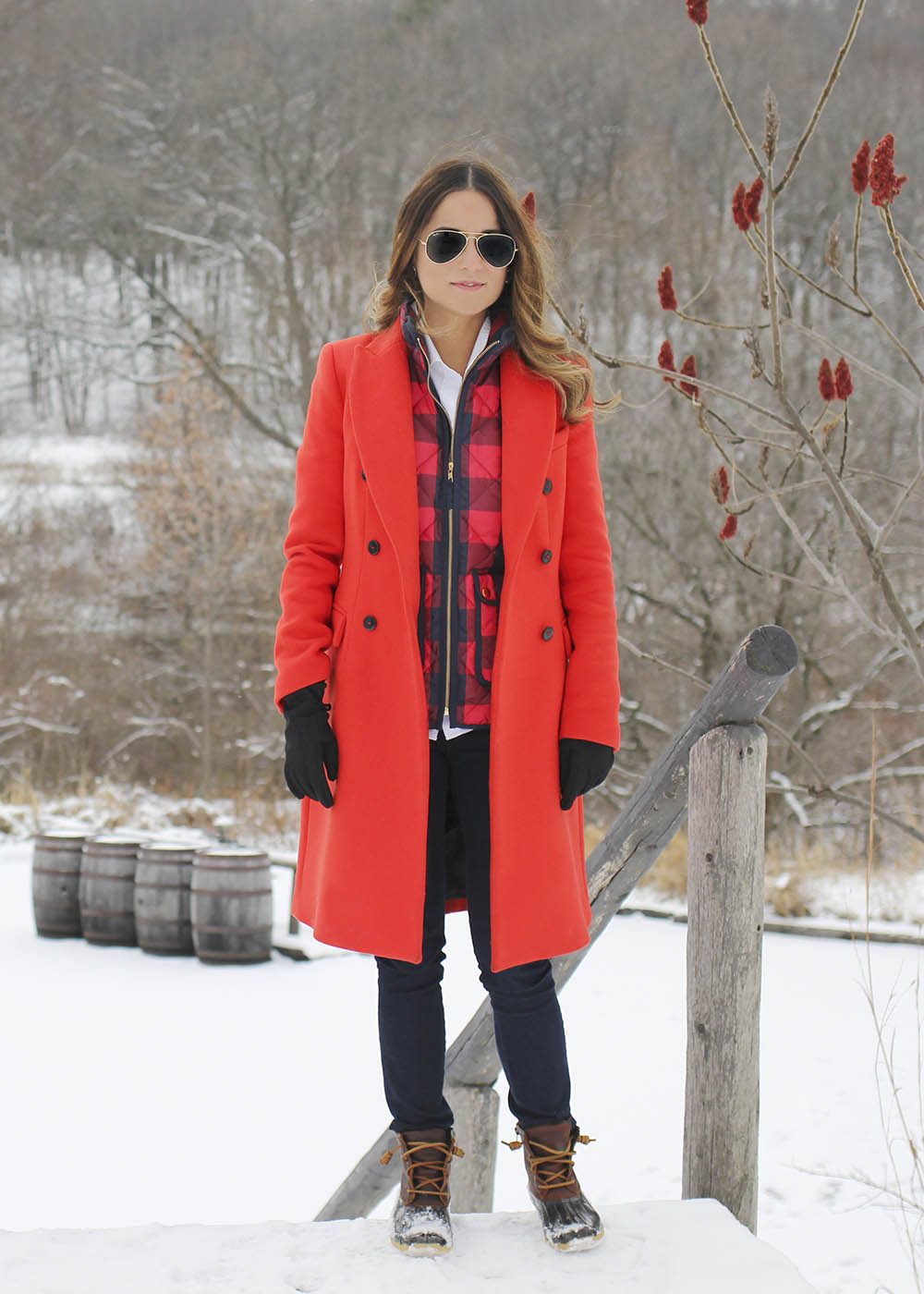 Long Red Coat