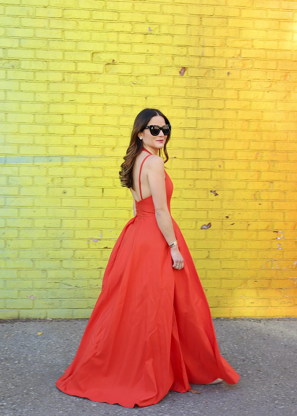 Alexis Orange Maxi Dress