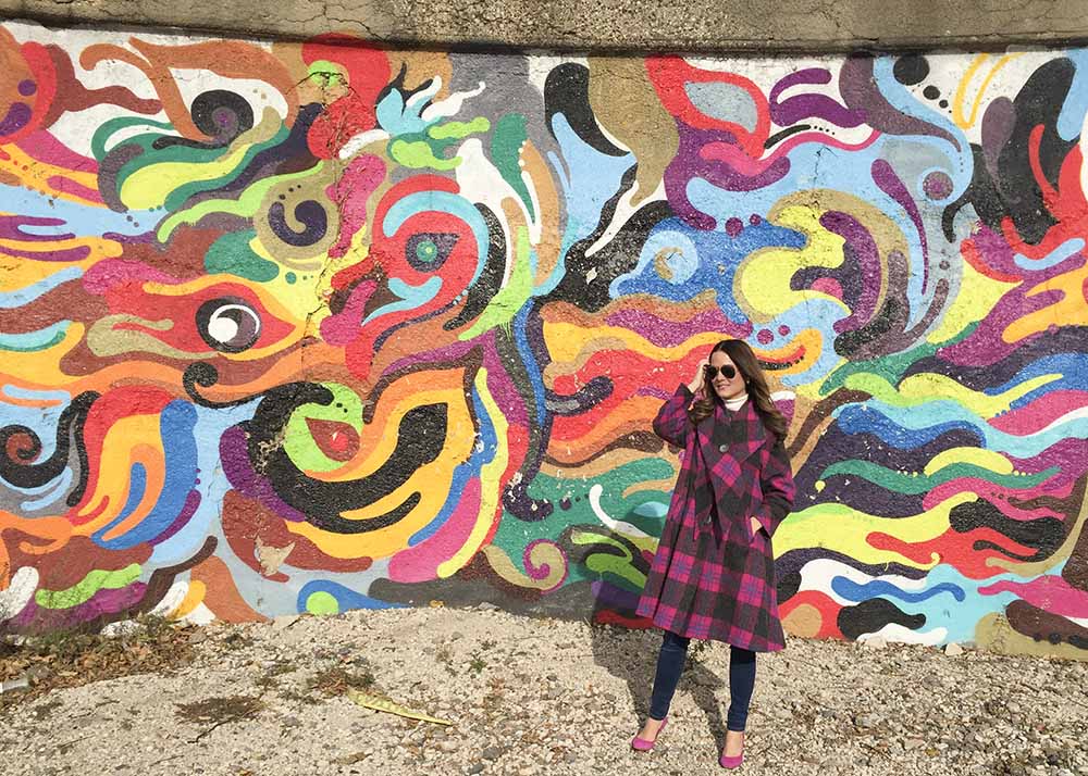 Multicolor Wall Mural Street Art Pilsen