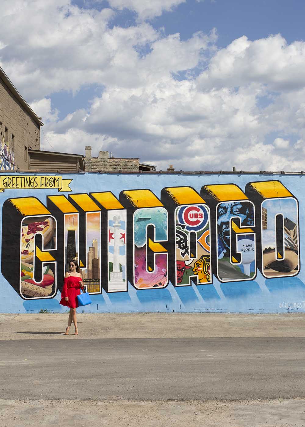 Greetings From Chicago Wall Logan Square