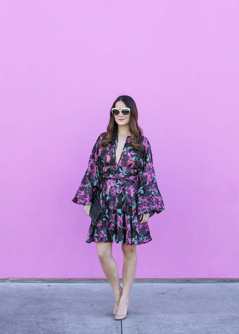 Floral Long Sleeve Dress