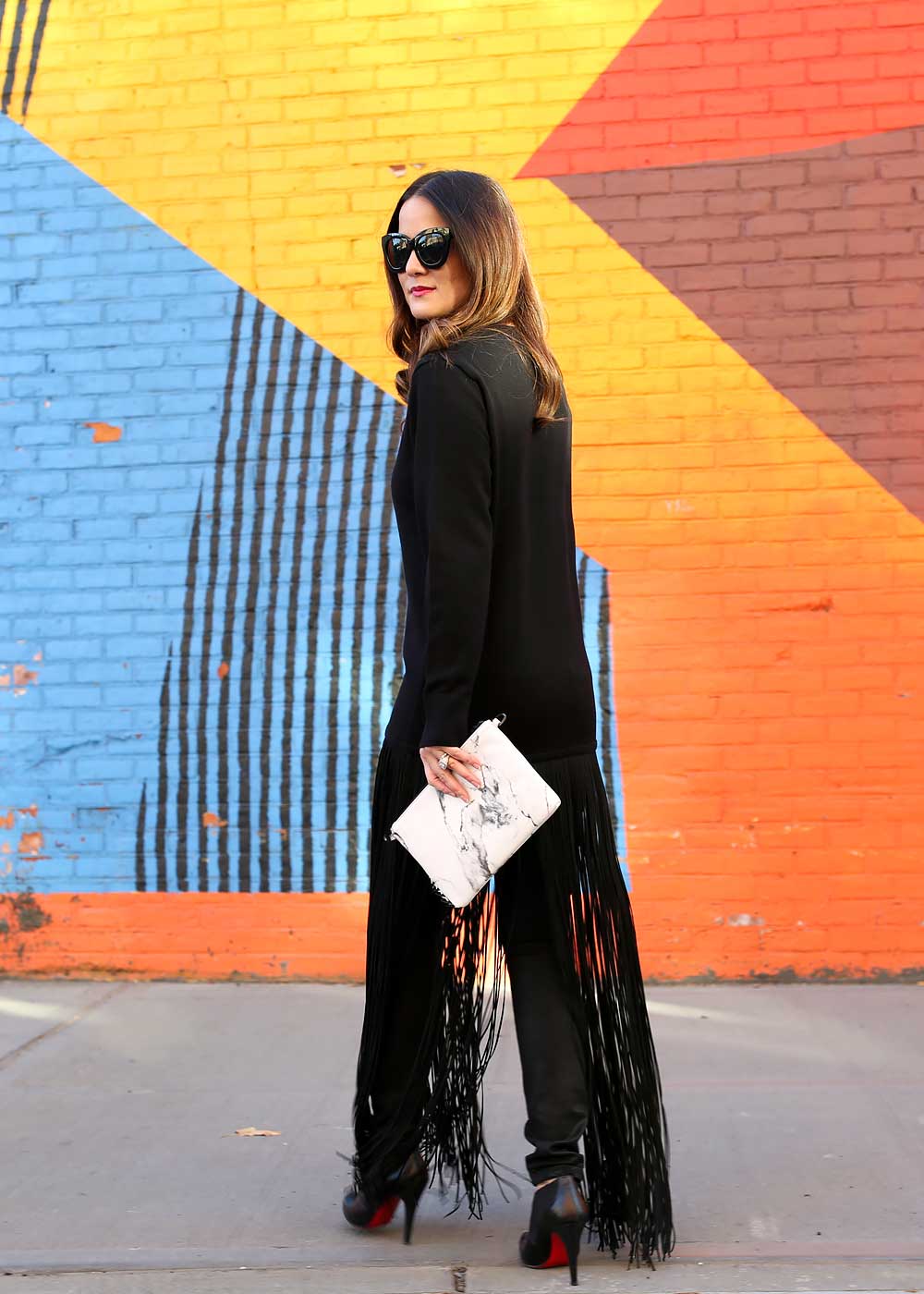 Long Fringe Sweater