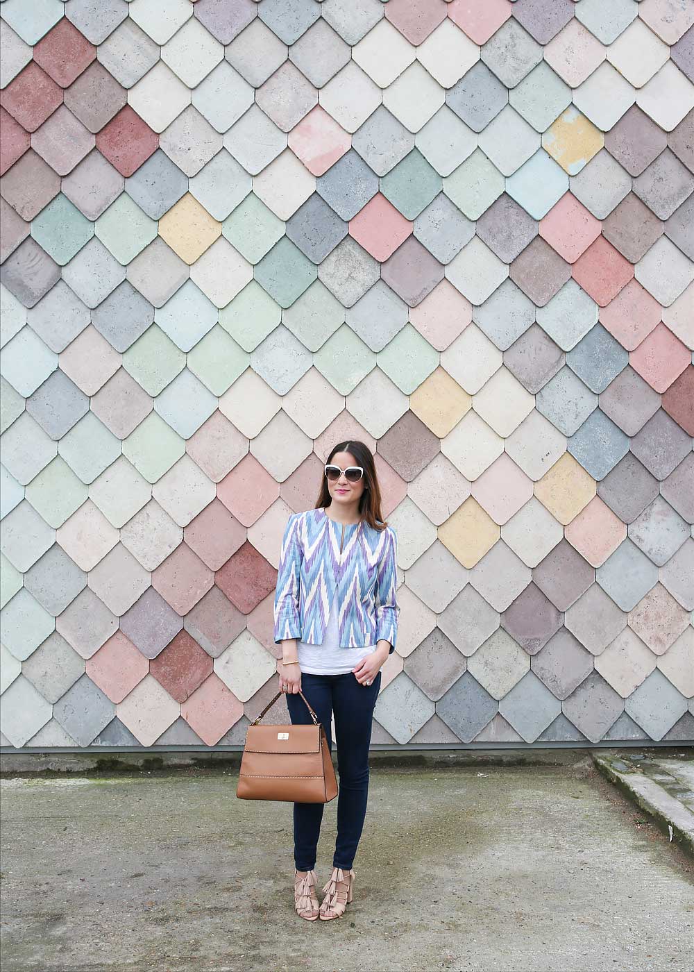 London Multicolor Tile Wall