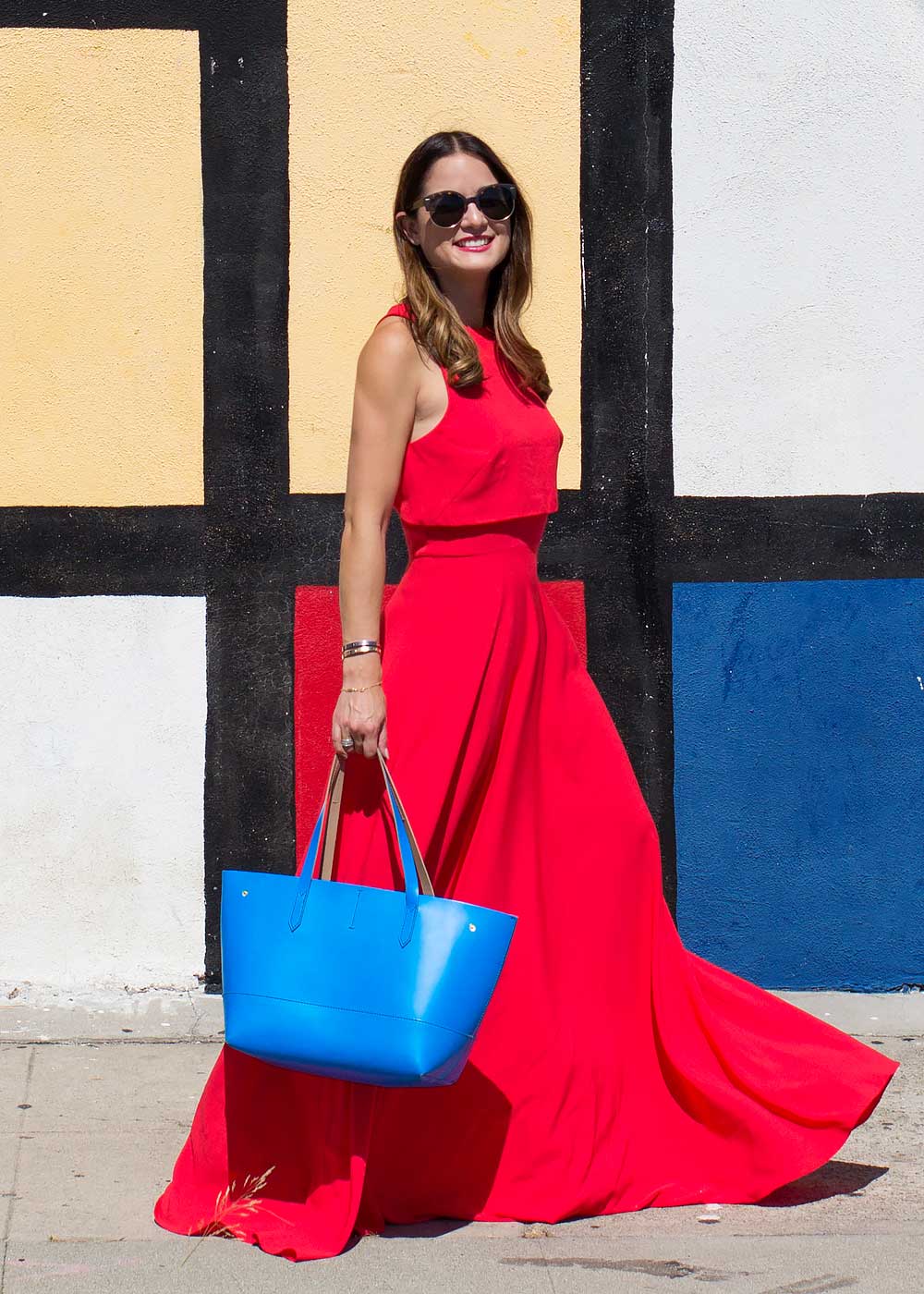 ASOS Red Maxi Dress