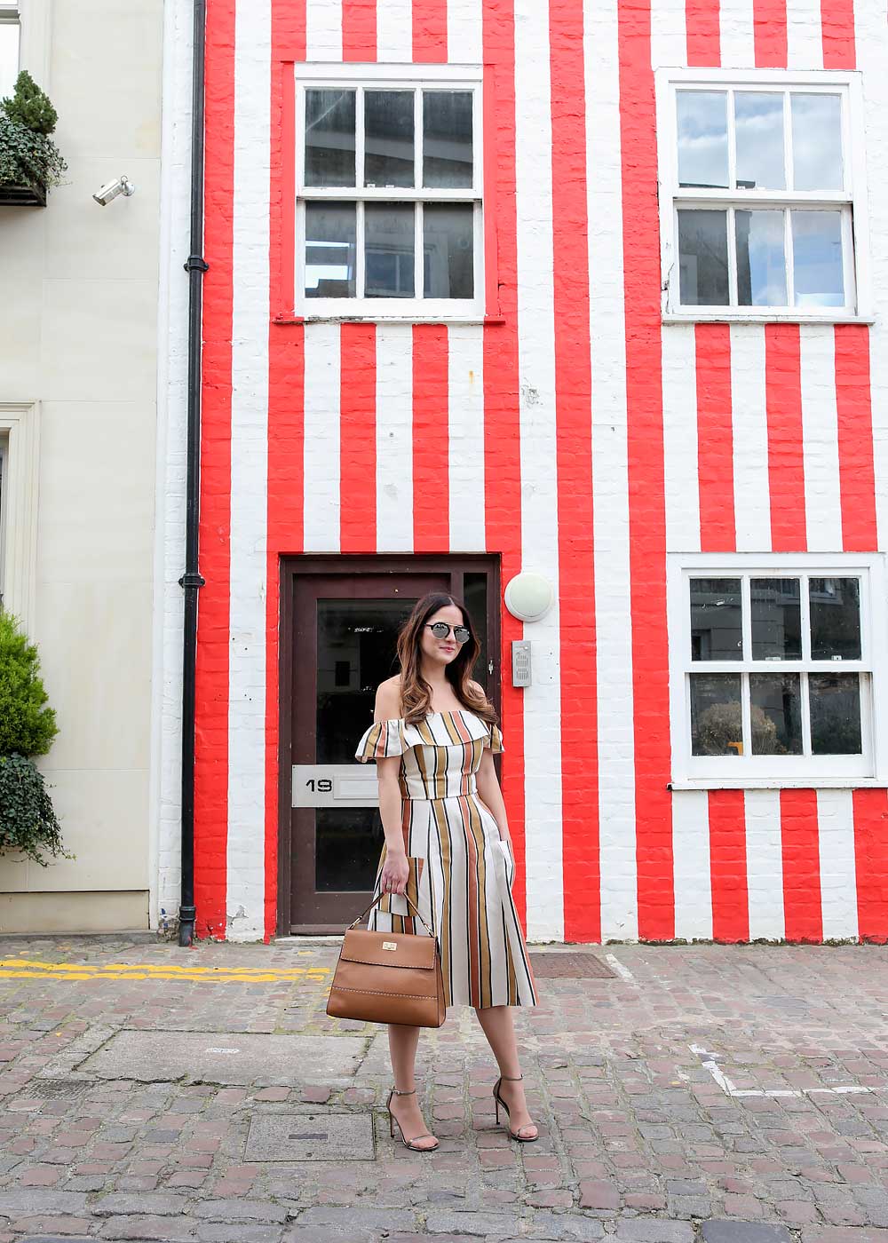 Kensington Red Striped House