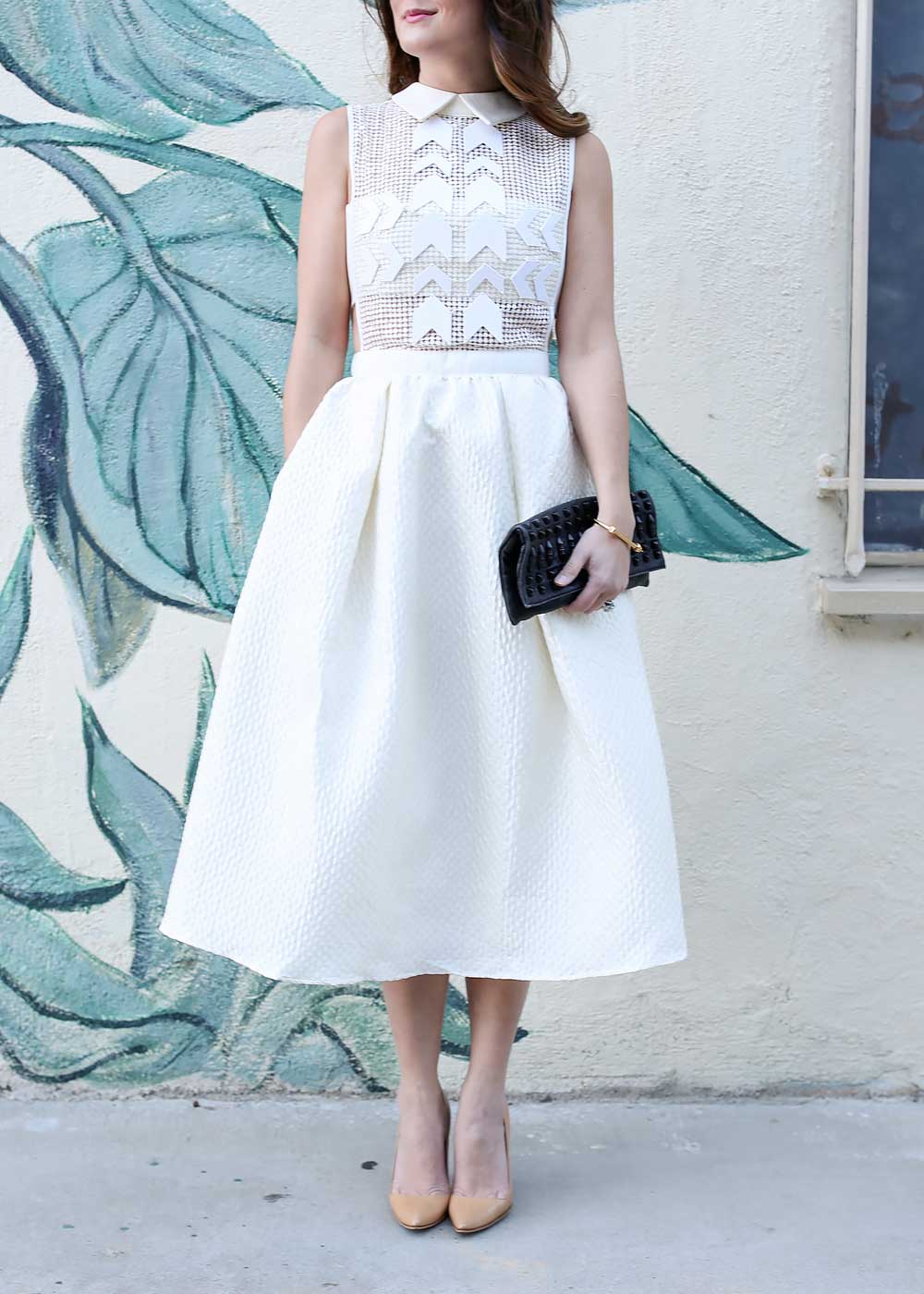 White Midi Skirt Dress