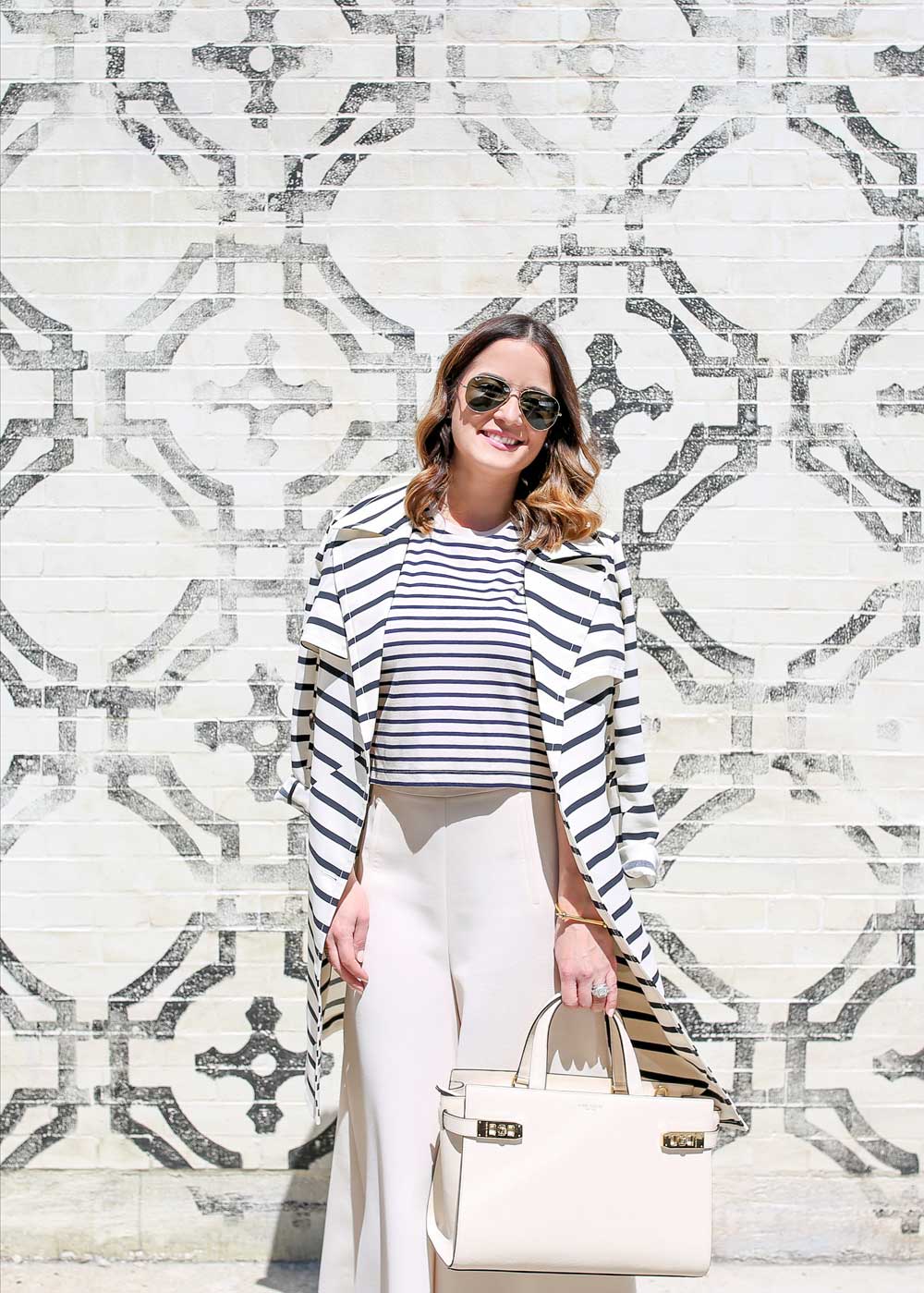 Striped Spring Coat