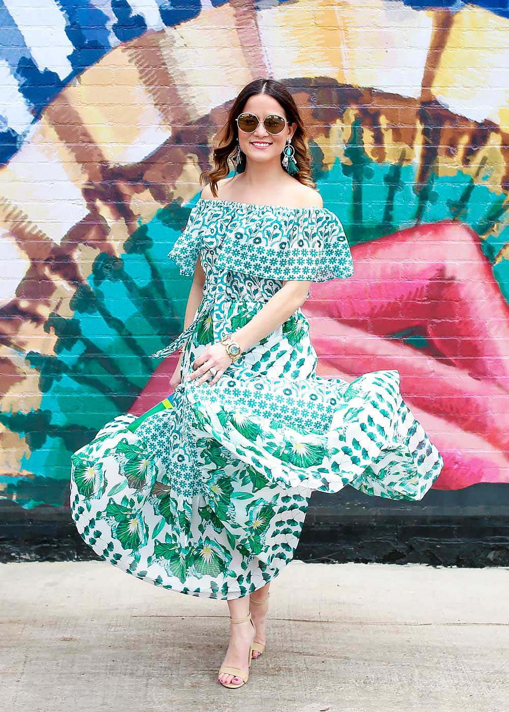 Temperley London Green Dress