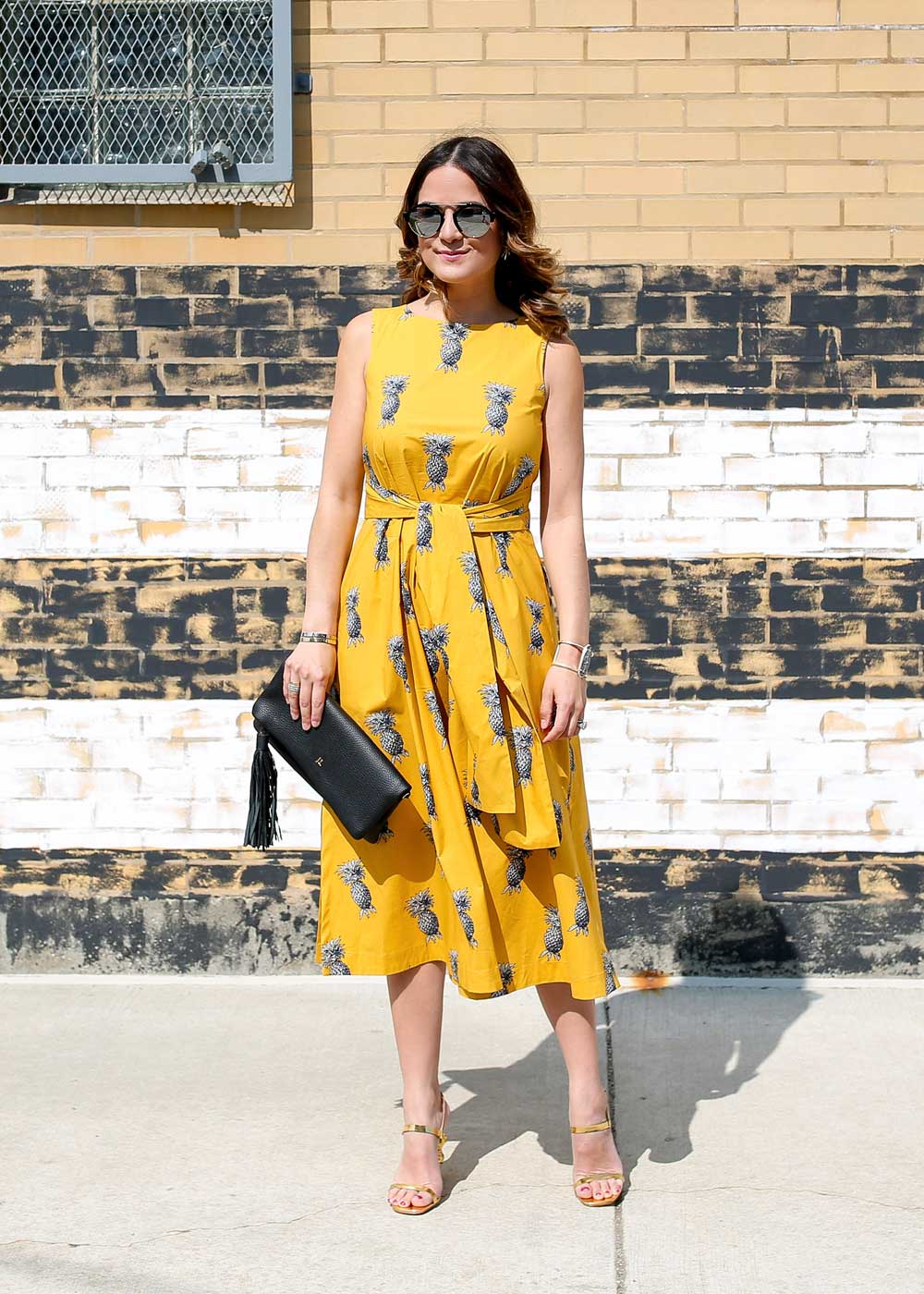 Ann Taylor Pineapple Dress