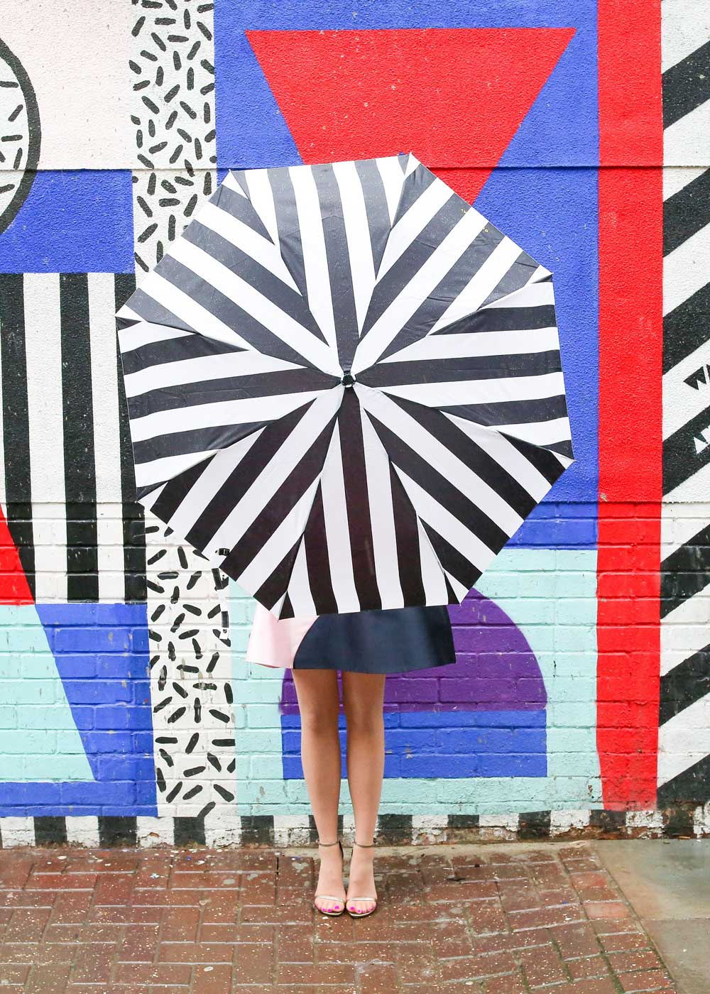 Black and White Umbrella