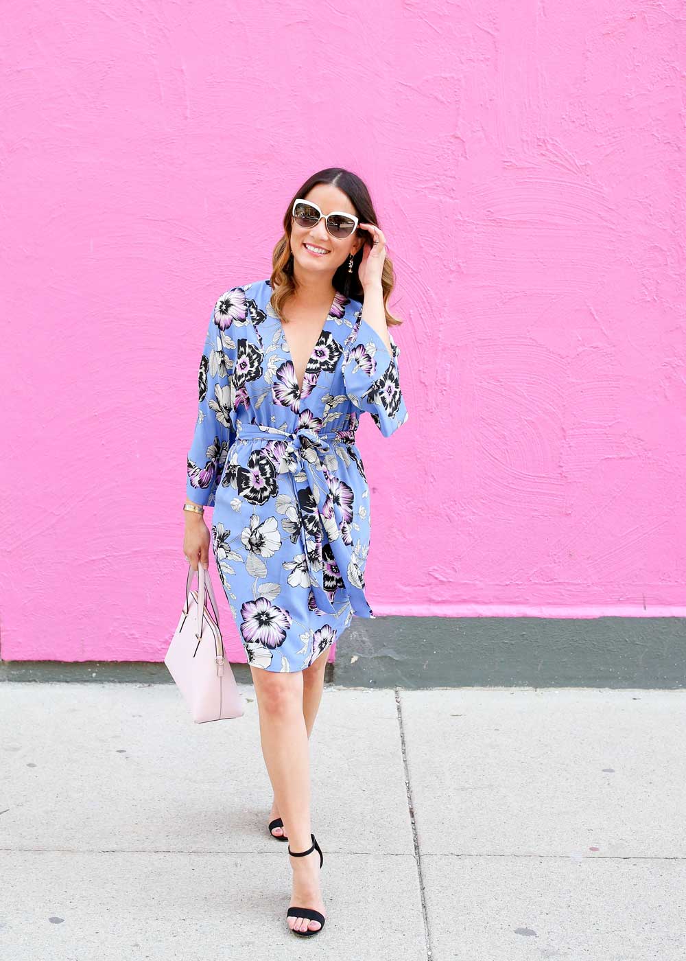 Blue Kimono Dress