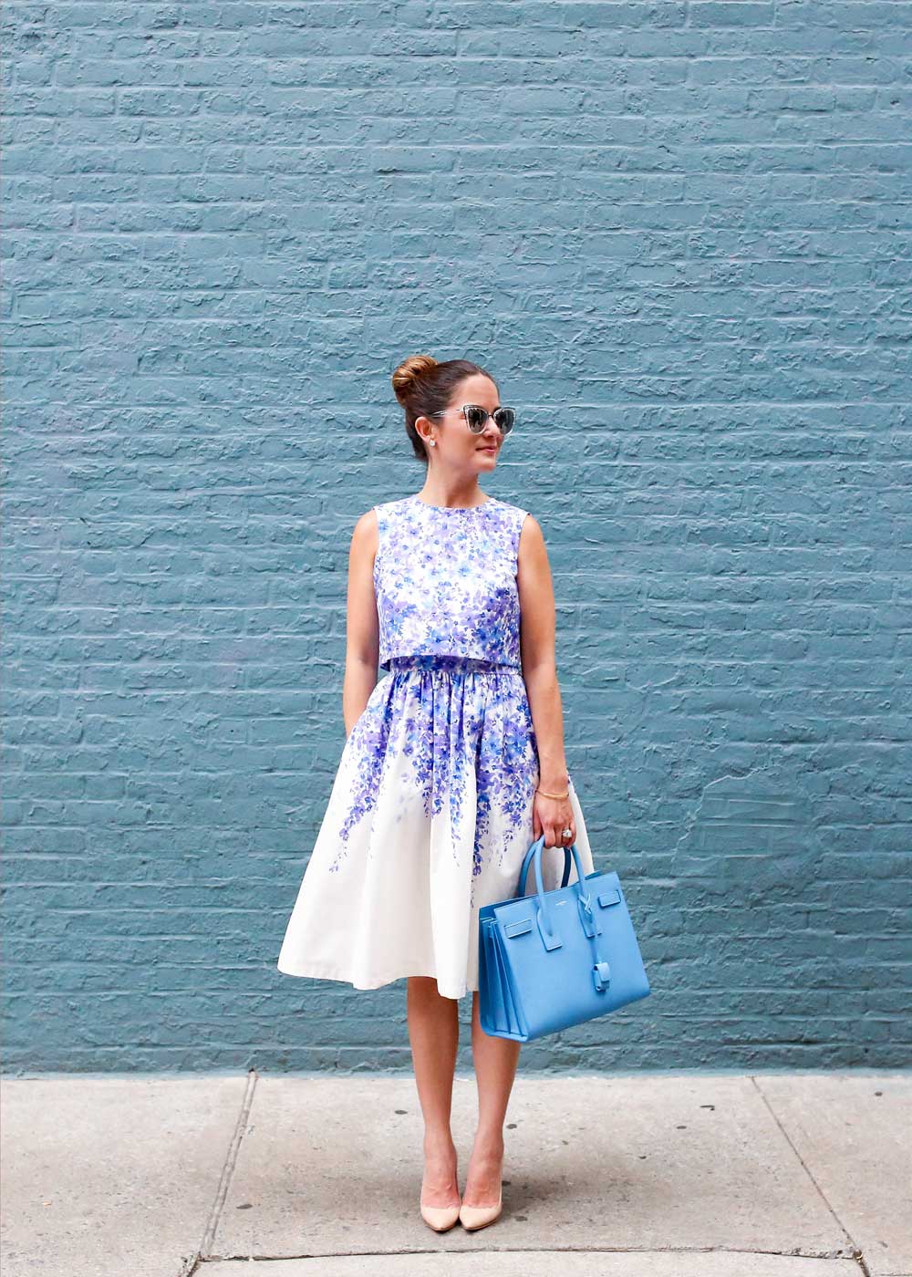 Floral Fit and Flare Dress