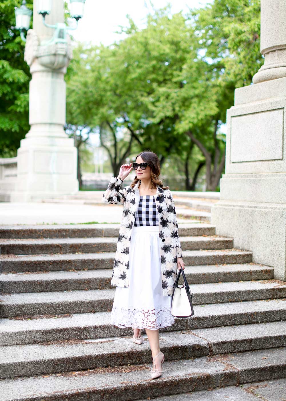 Kate Spade Floral Lace Coat