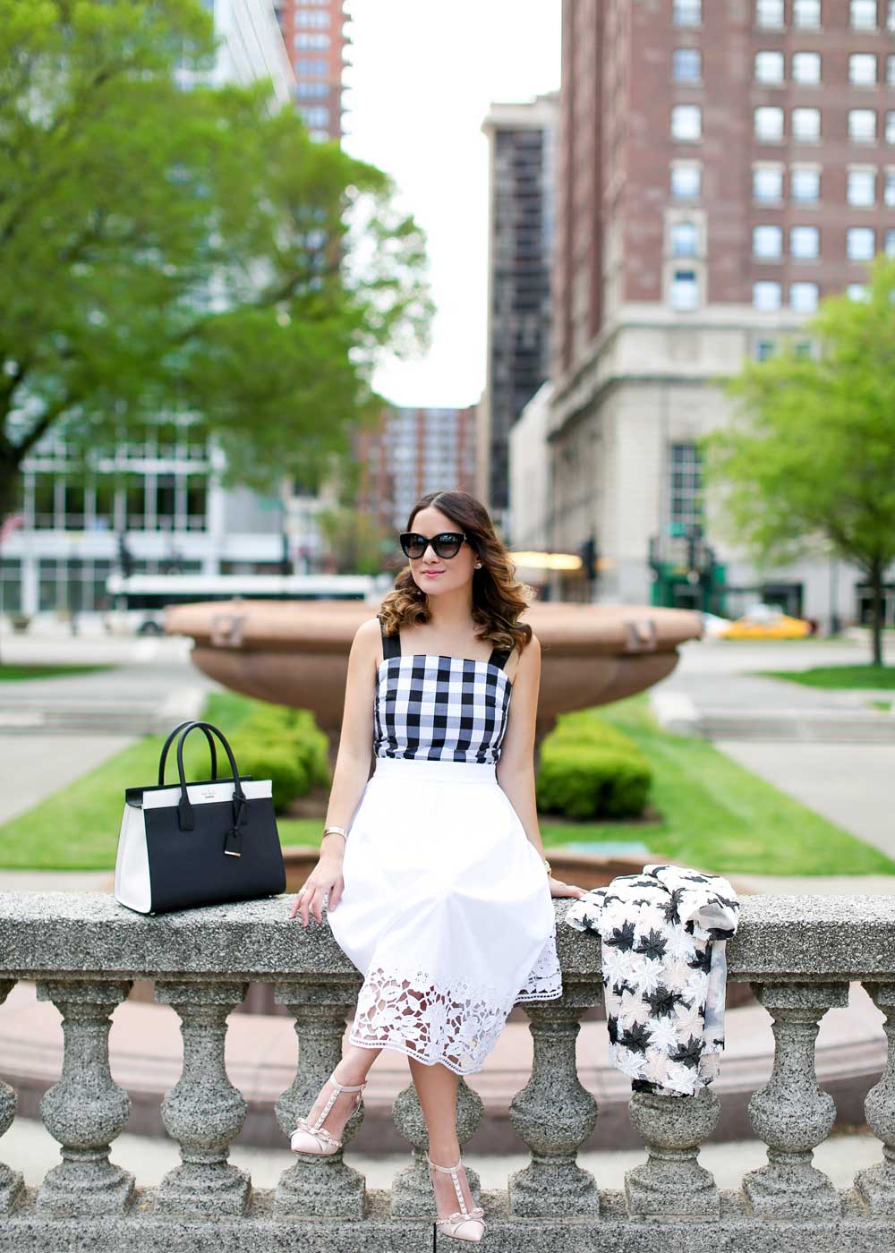 Kate Spade Gingham Top