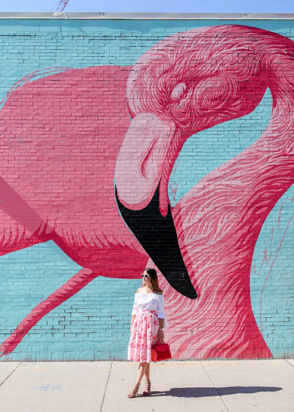 Chicago Flamingo Mural