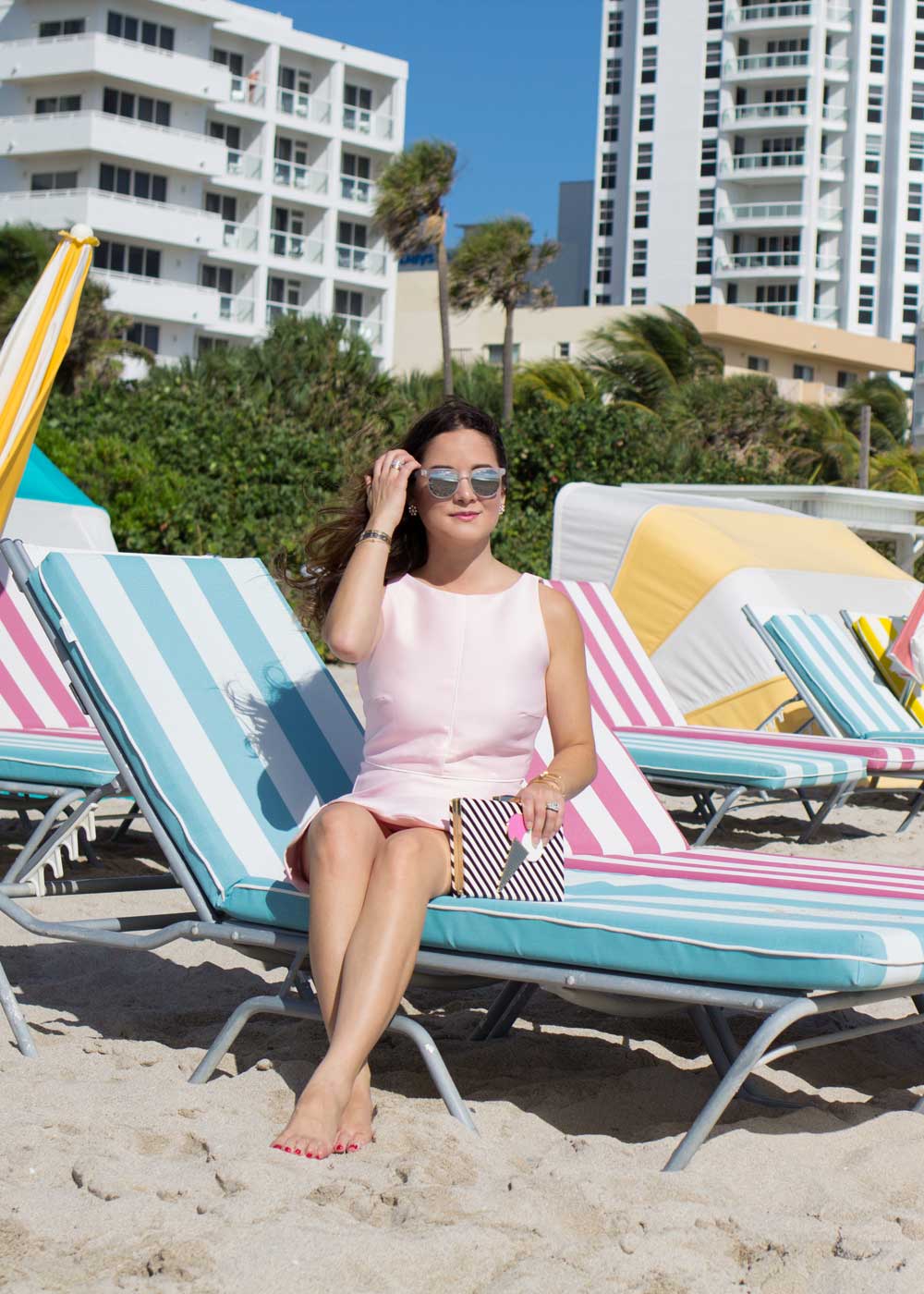 Colorful Beach Chairs Miami