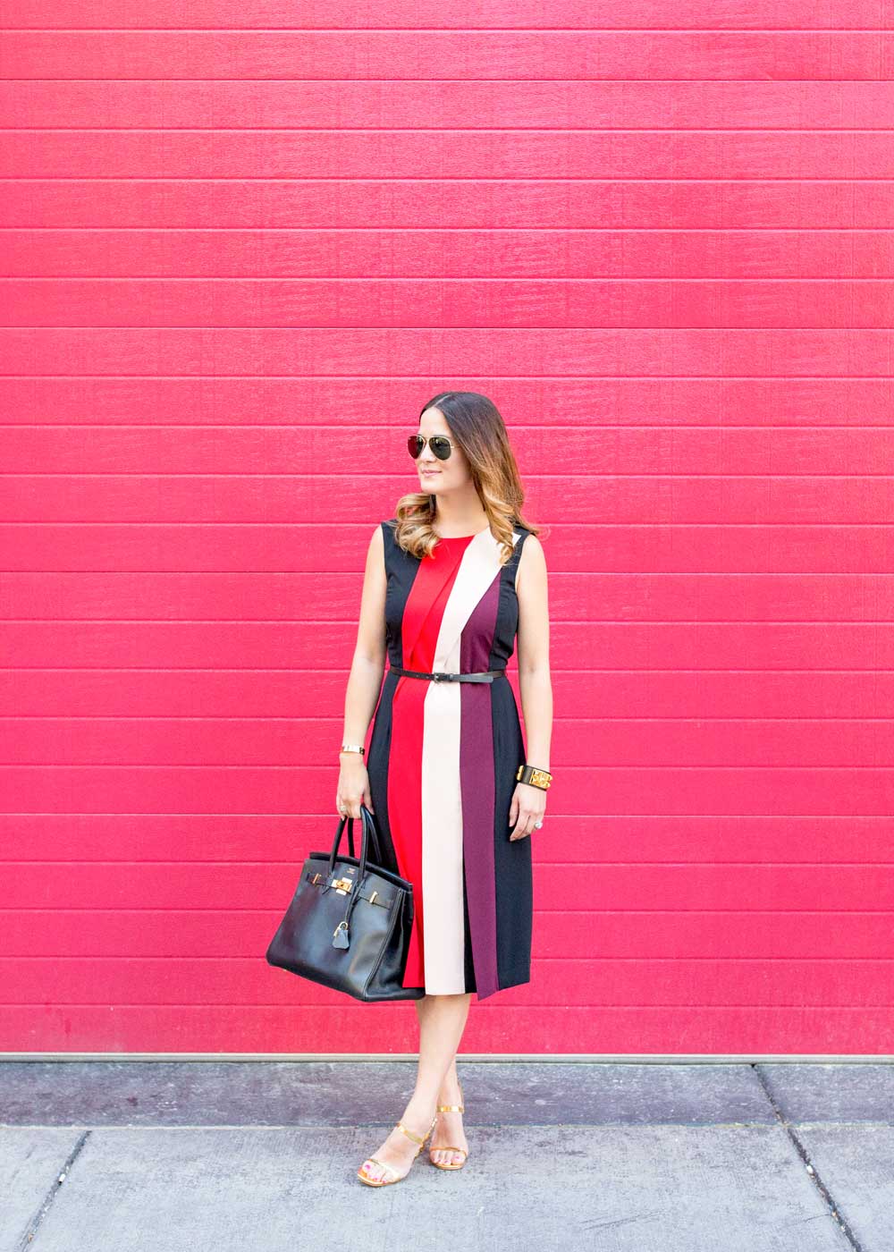 nordstrom color block dress