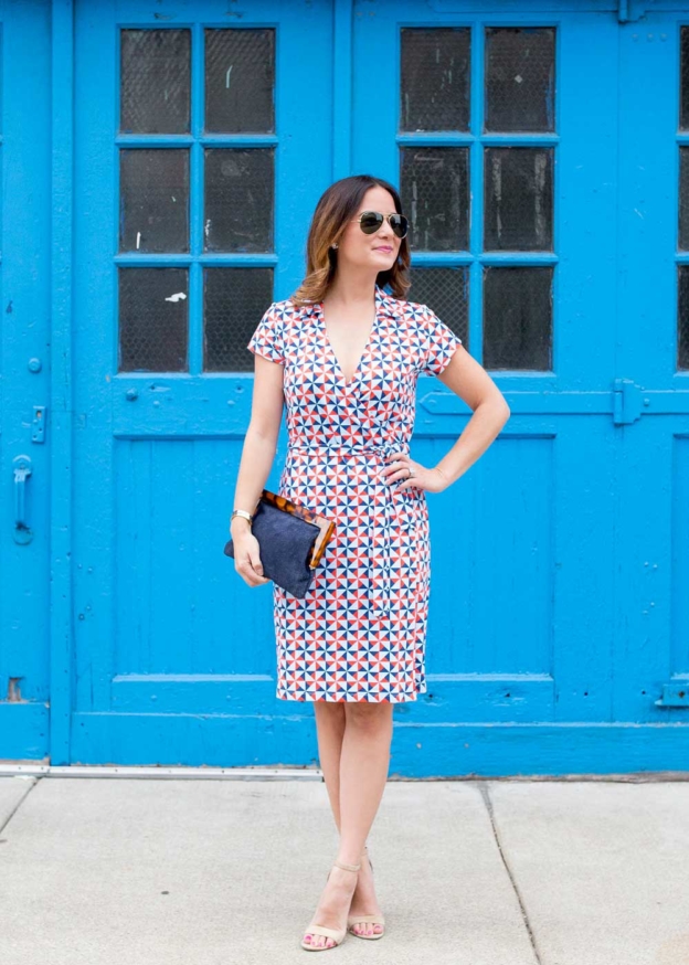Lila Wrap Dress