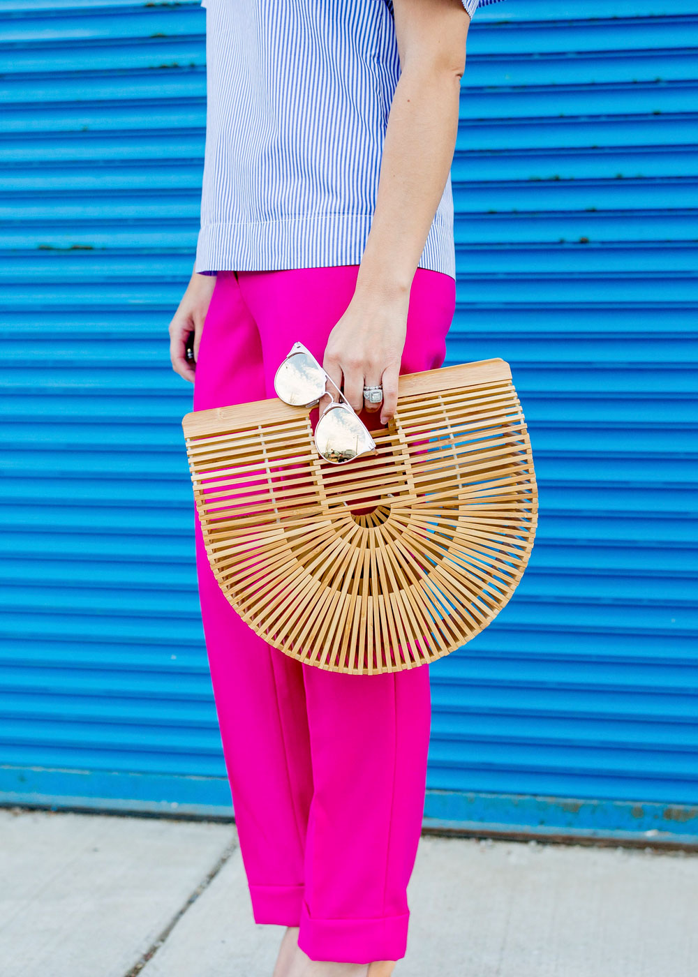 Cult Gaia Bamboo Ark Bag