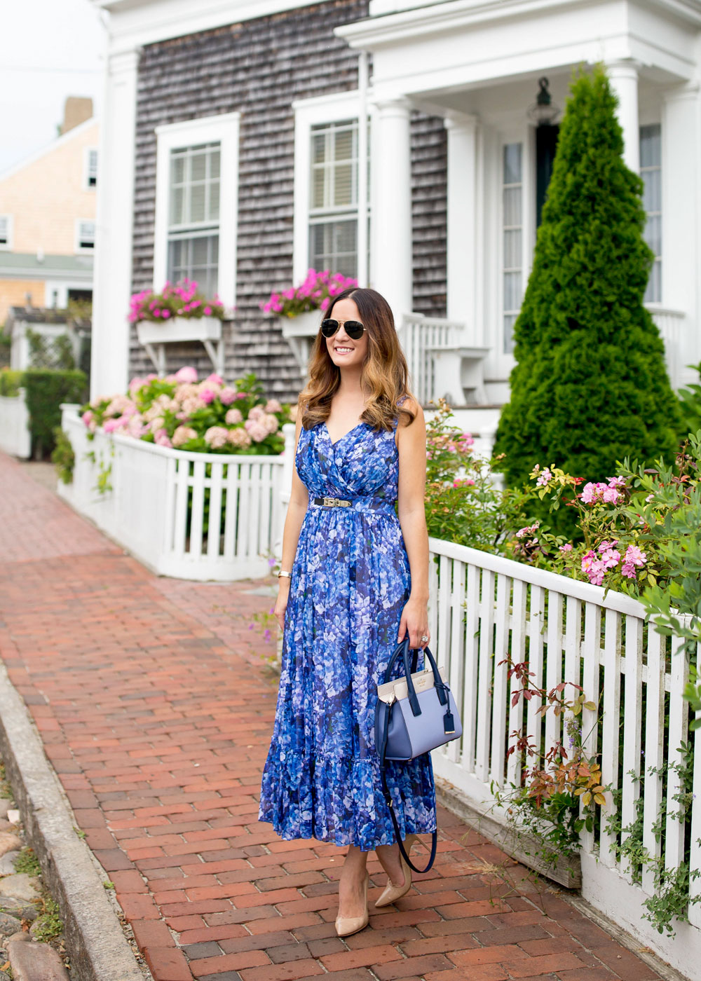 Kate Spade Blue Floral Dress