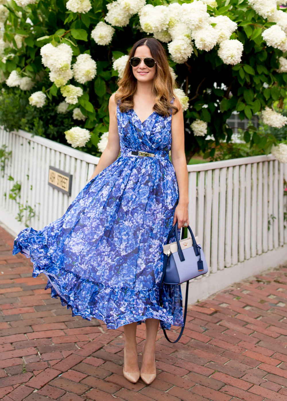 Kate Spade Blue Floral Dress