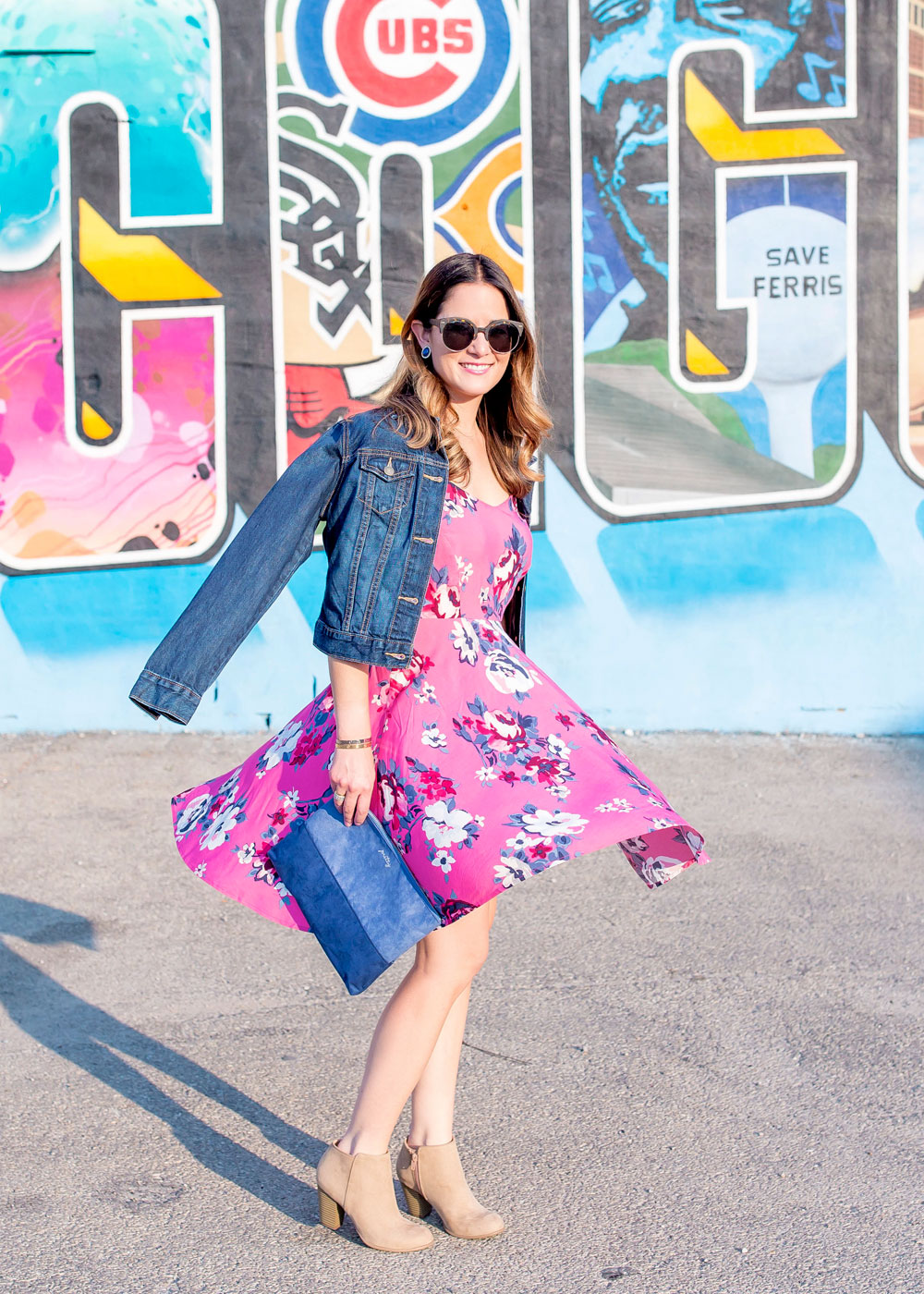 Old Navy Pink Floral Dress