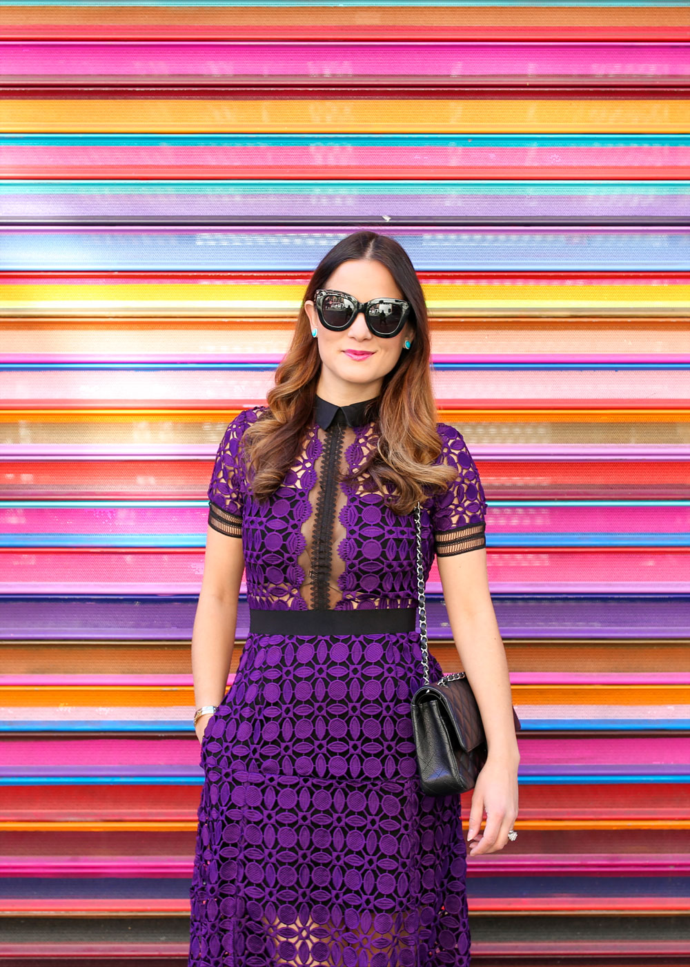 Self Portrait Purple Dress