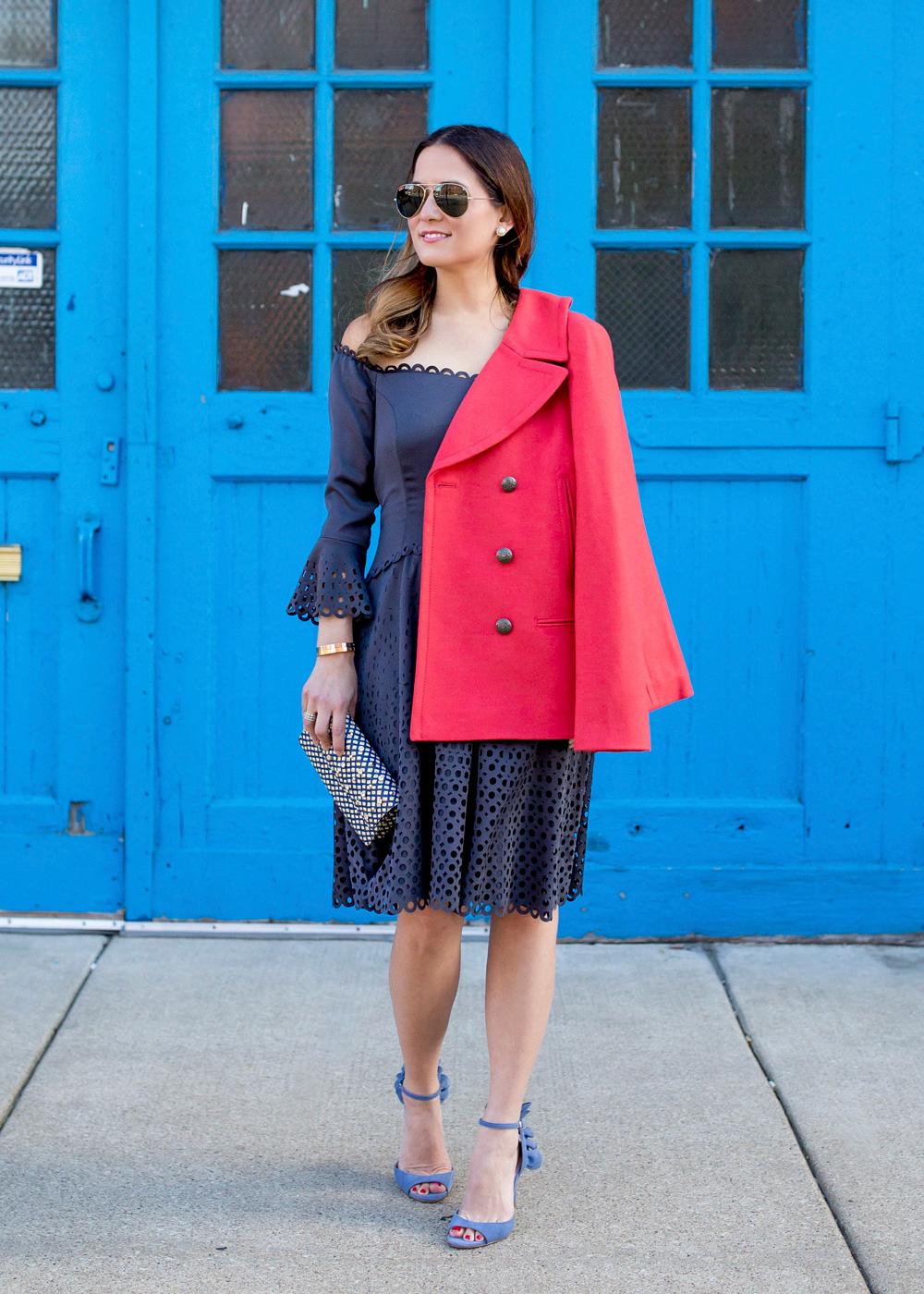 Banana Republic Coral Peacoat