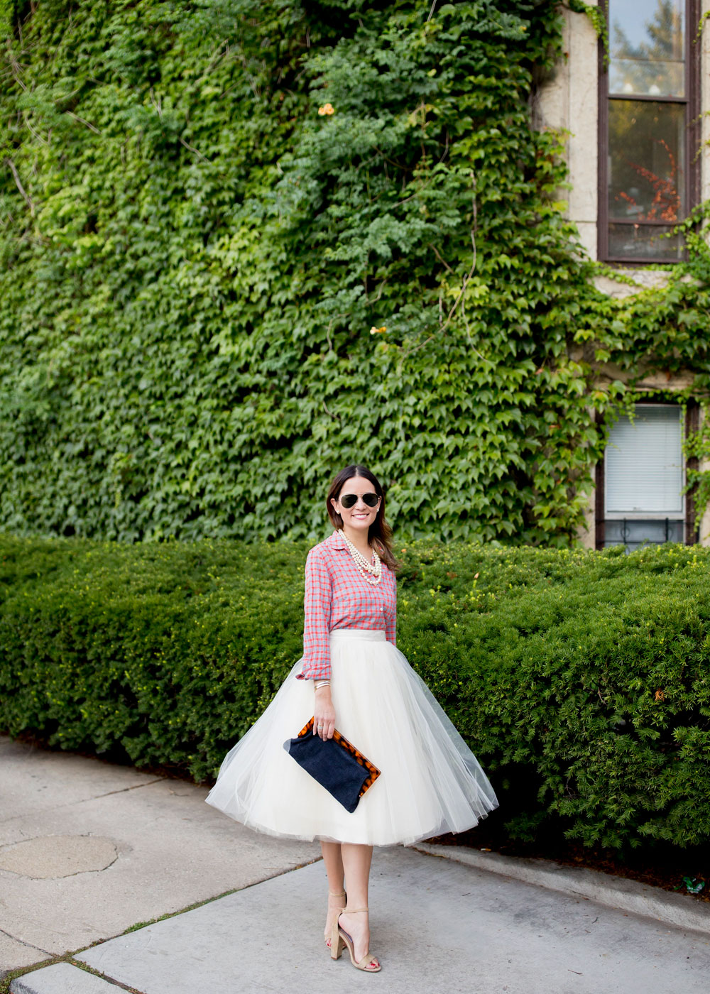 Ivory Tulle Skirt