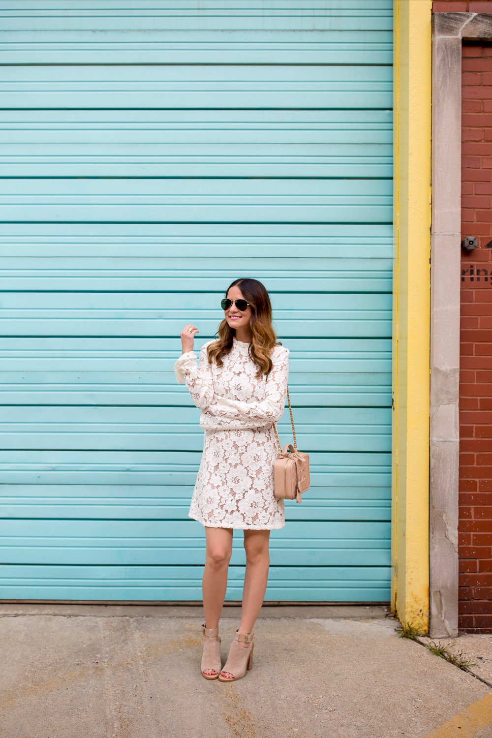 Nordstrom Ivory Lace Dress