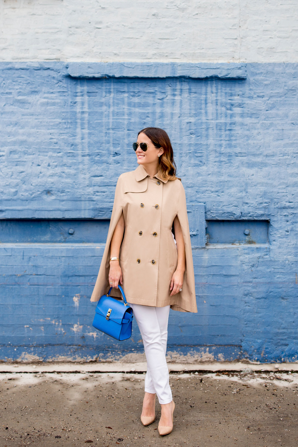 Nordstrom Khaki Trench Cape