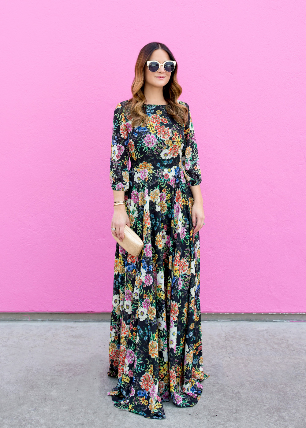 Multicolor Floral Maxi Dress