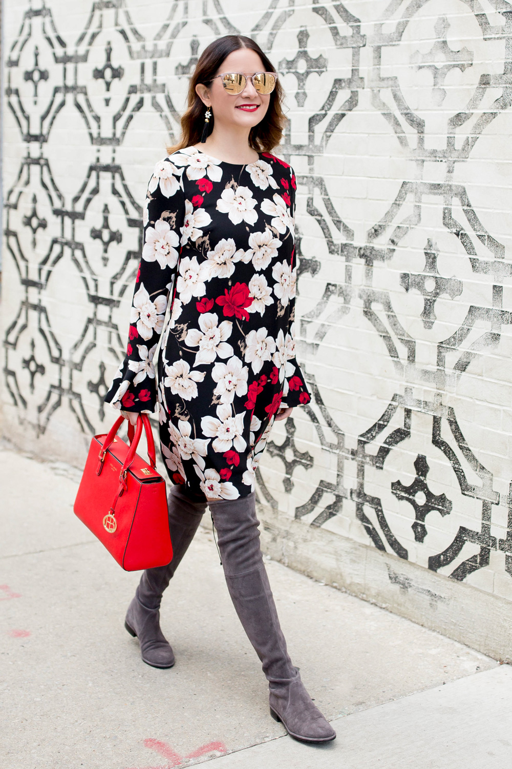 Floral Shift Dress