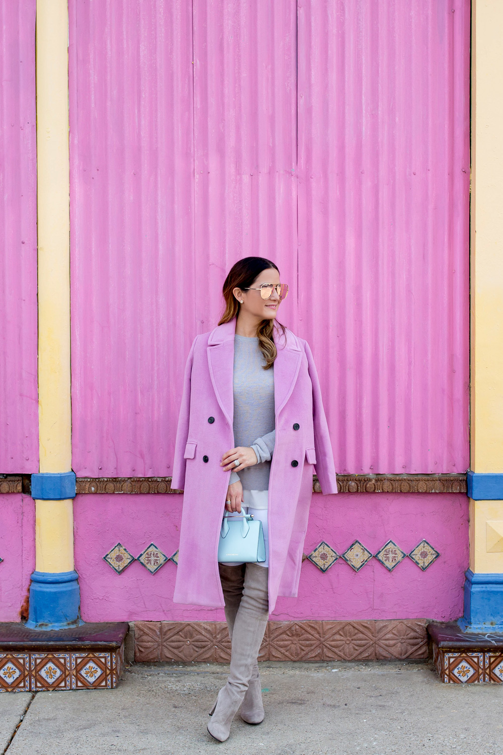 Long Pink Coat