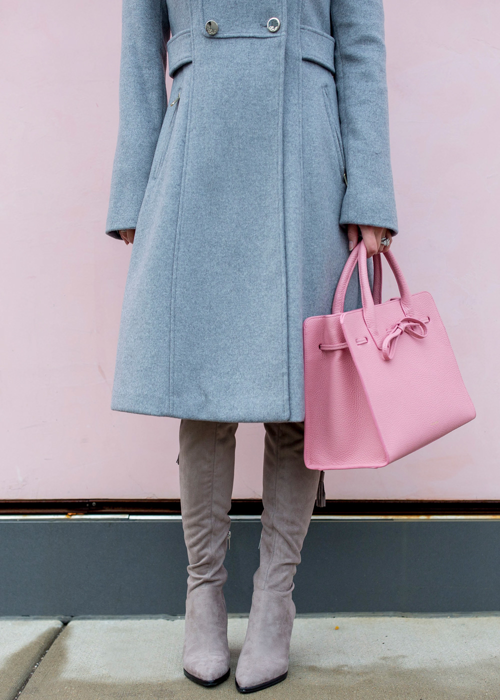 Pink Mansur Gavriel Sun Bag