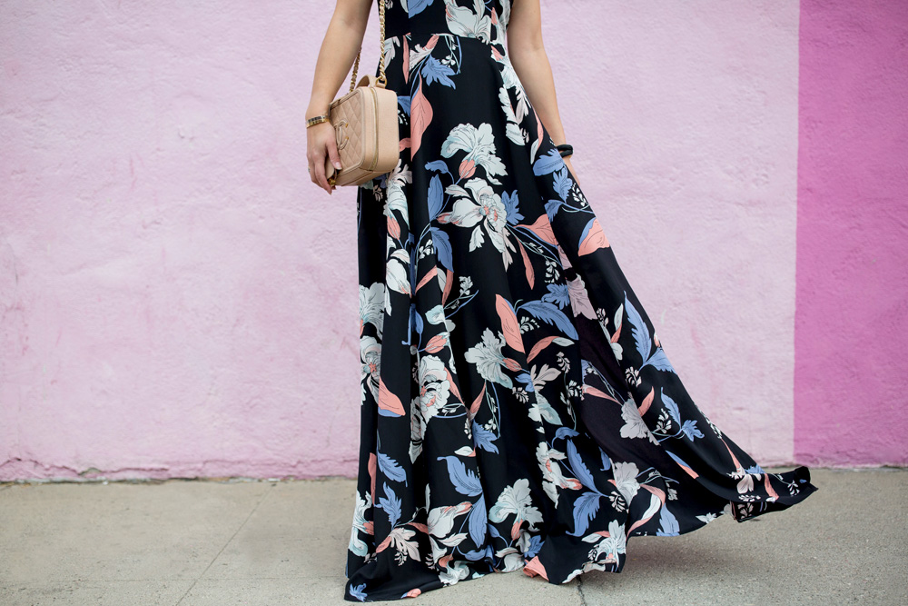 Long Floral Maxi Dress