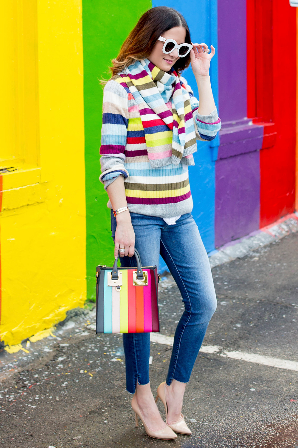 Multicolor Stripe Scarf