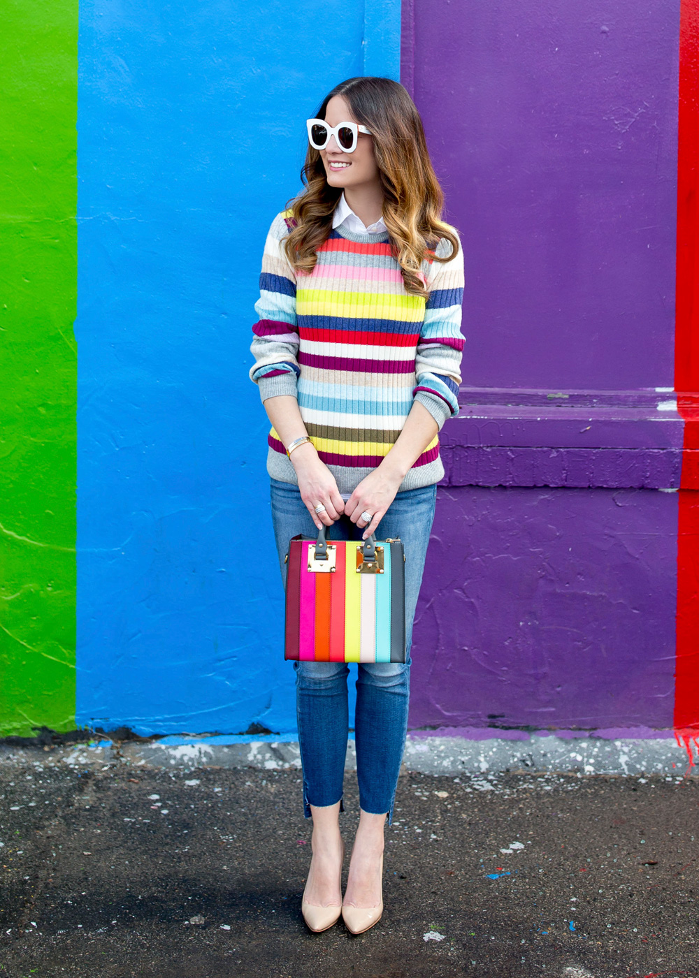 Gap Multicolor Stripe Sweater