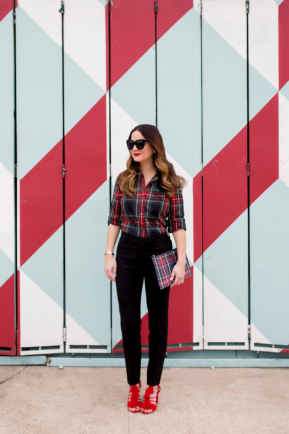 J. Crew Red Plaid Shirt