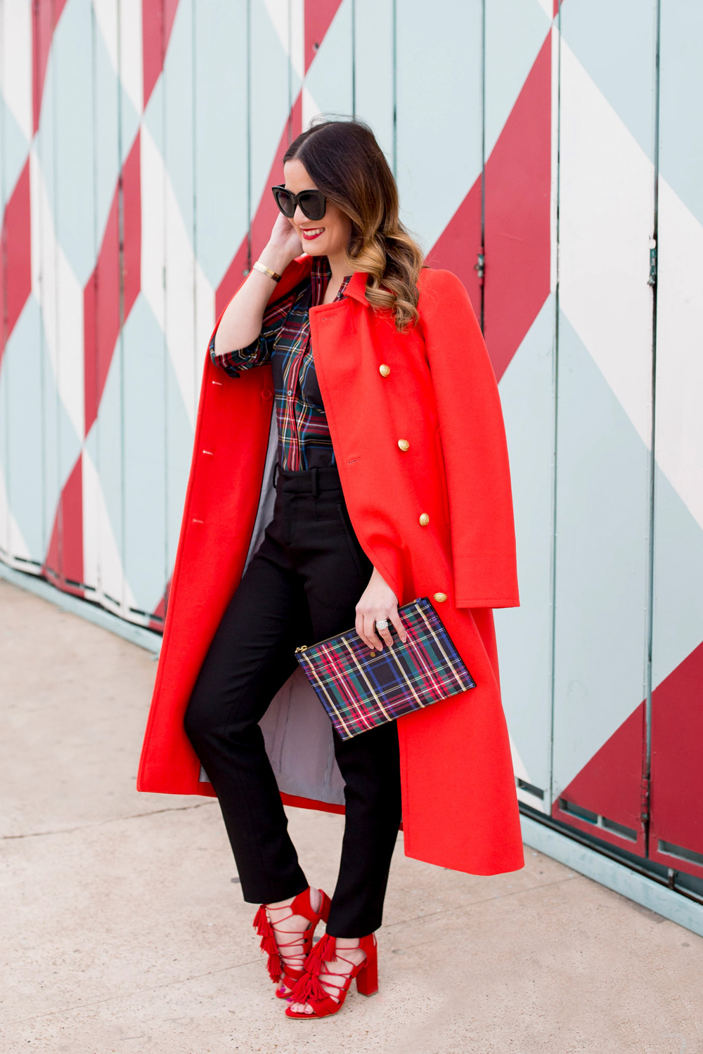 J. Crew Red Coat