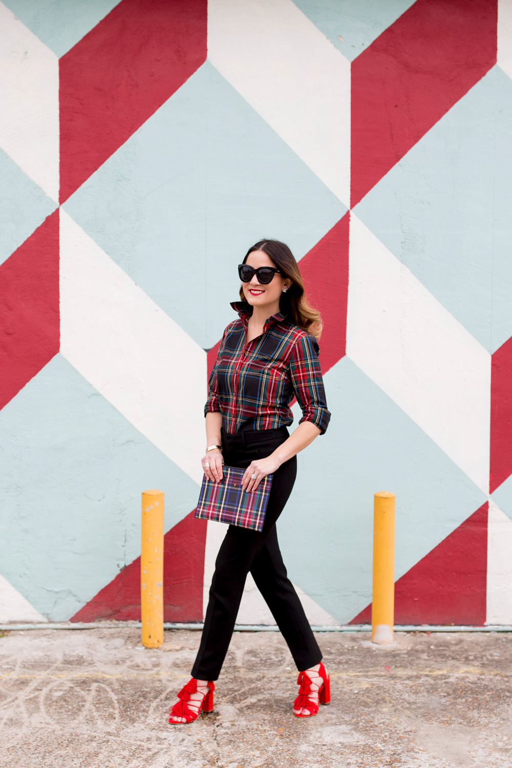 J. Crew Red Plaid Shirt