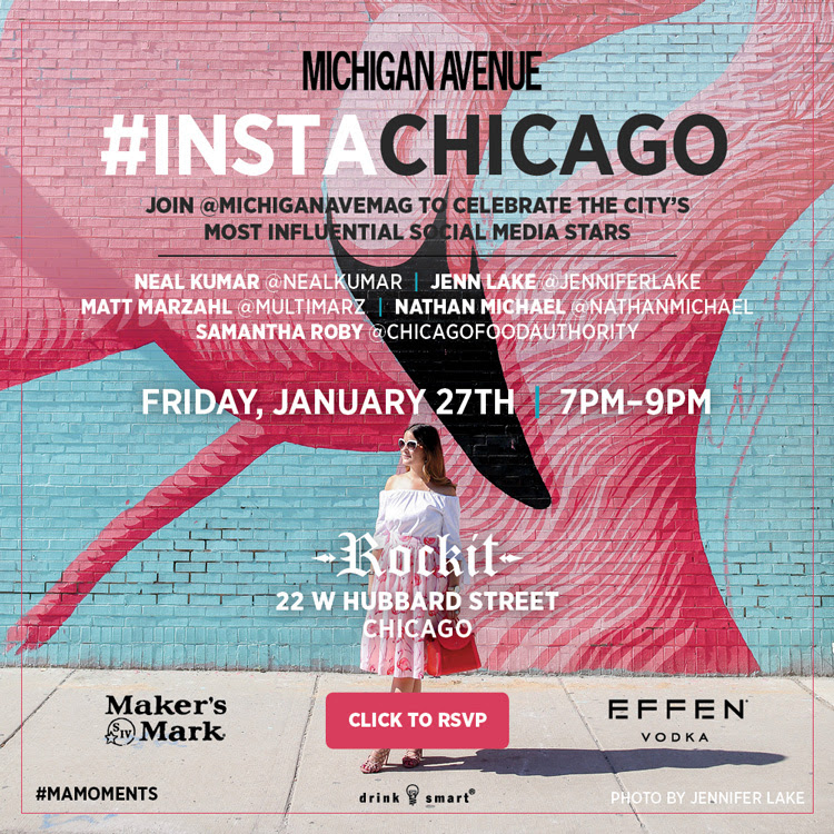 Michigan Avenue Magazine Party Instagram