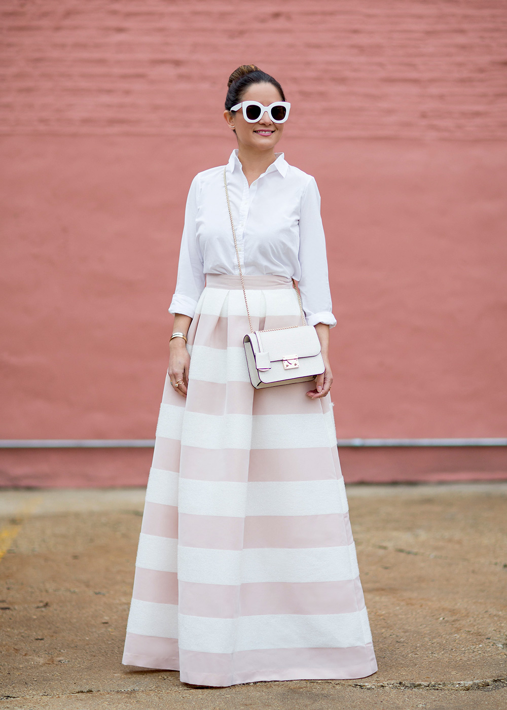 Eliza J Pink Maxi Skirt