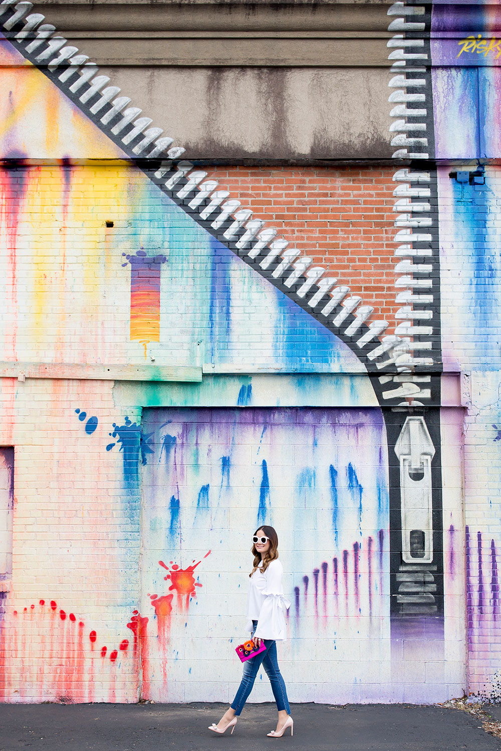 Colorful Zipper Mural Houston