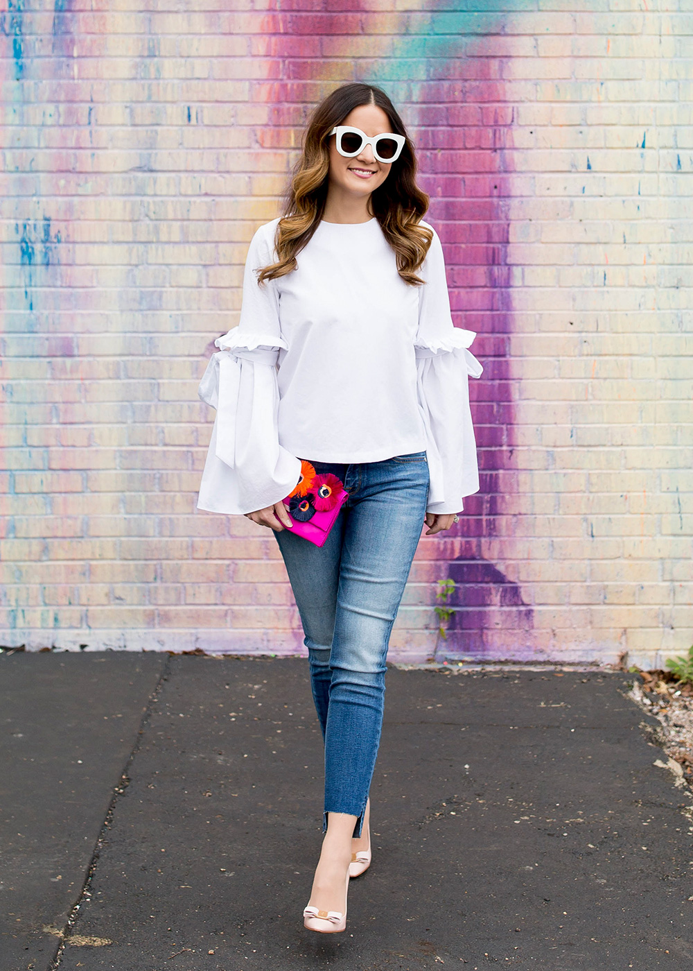 Style Mafia Bell Sleeve Top