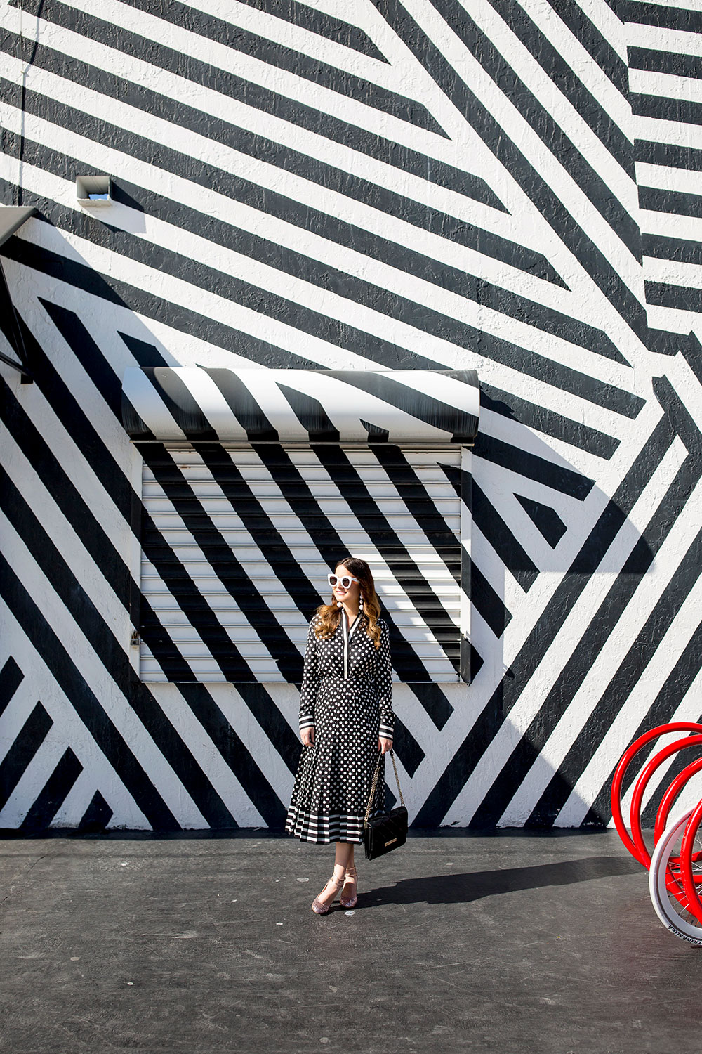 Wynwood Walls Black White Stripes