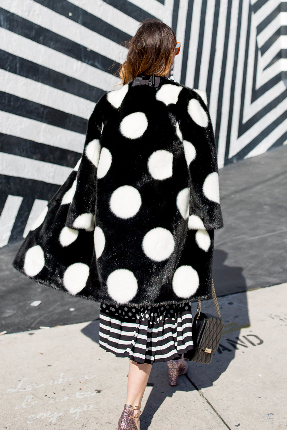 kate spade new york polka dot coat